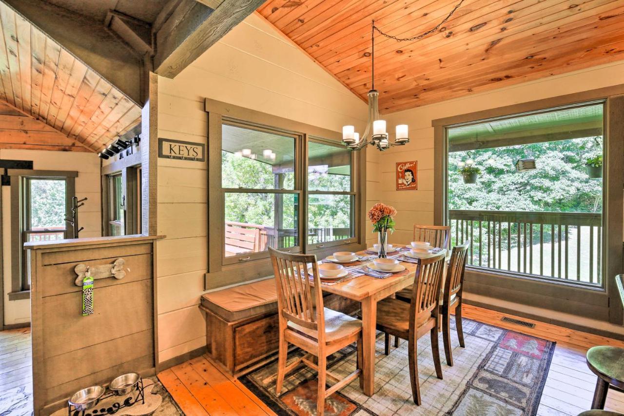Dog-Friendly Cabin, 9 Mi To Sugar Mountain Resort 班纳埃尔克 外观 照片